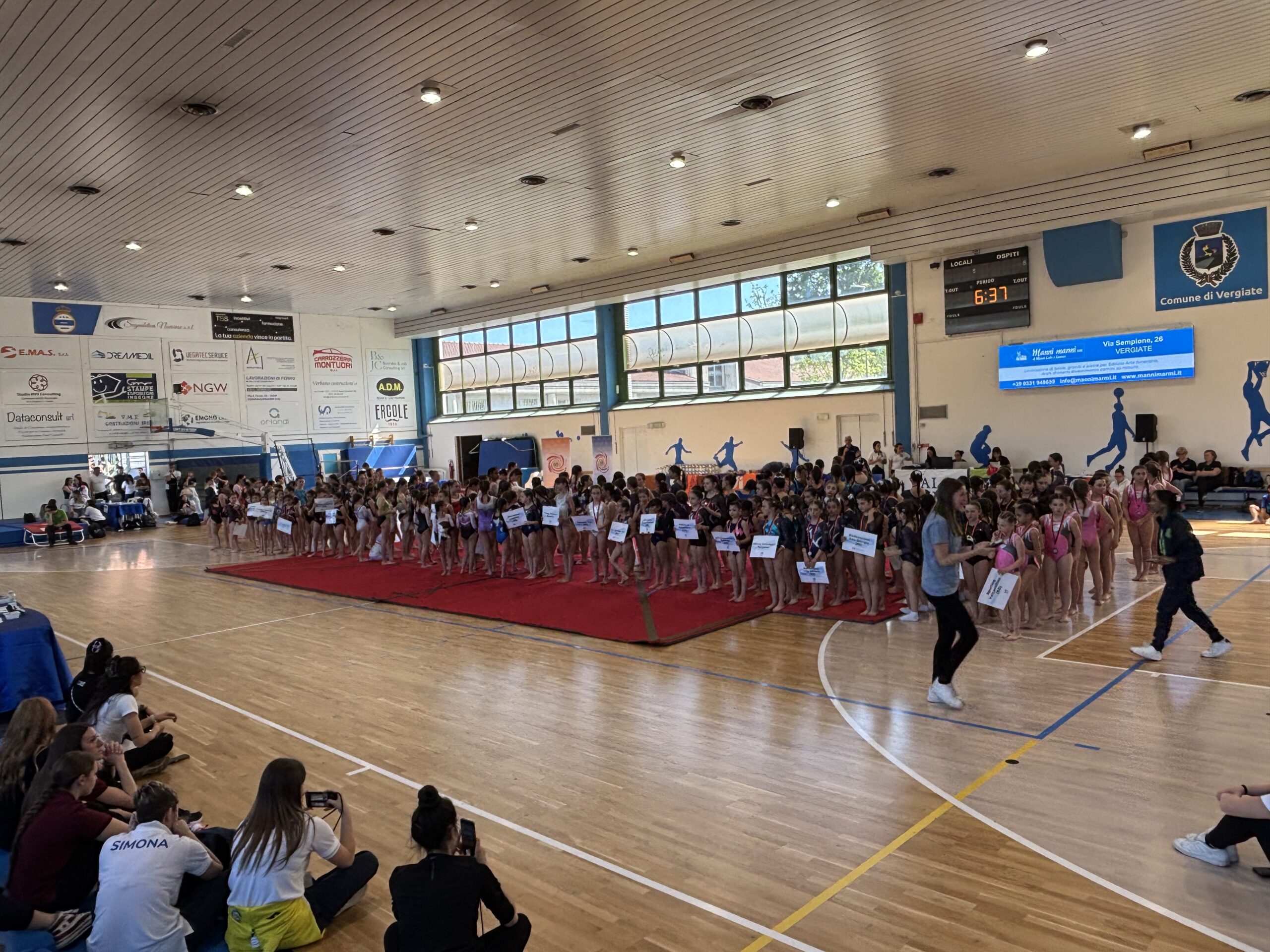 Ginnastica artistica CSI, Cimbro da record: oltre mille atlete e Varese protagonista