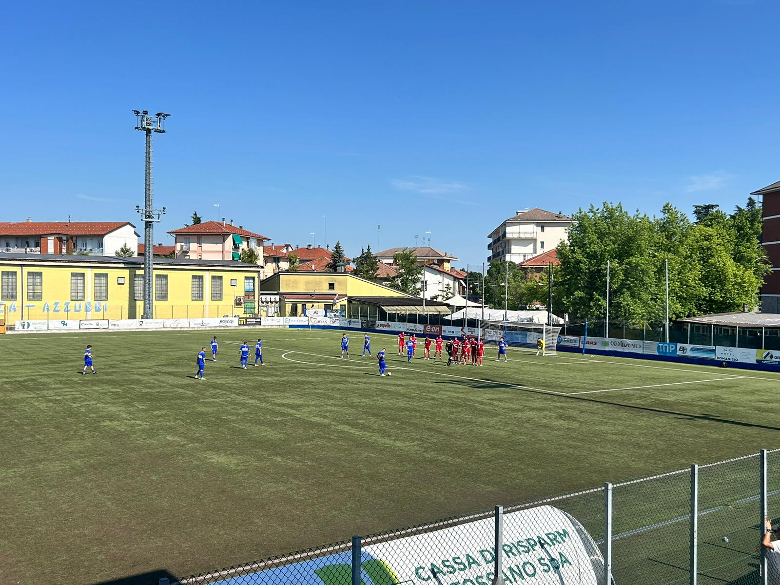 Blitz della Solbia a Fossano: un gol di Suatoni regala il primo atto degli spareggi ai nerazzurri