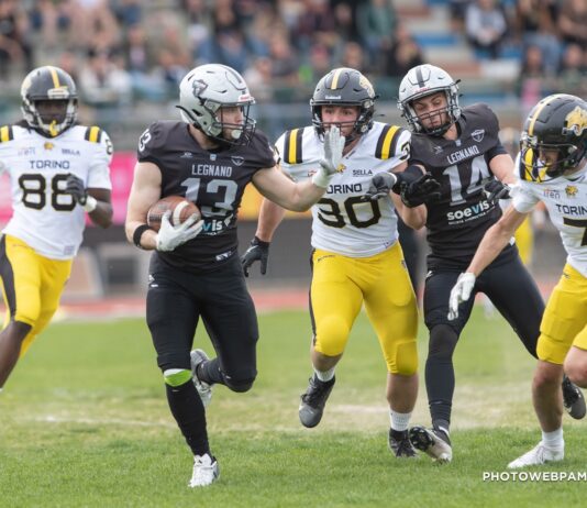 IFL – Guelfi inarrestabili, ai Frogs il big match con Torino (28-21). Coach Kent: “Cresciuti nel match”