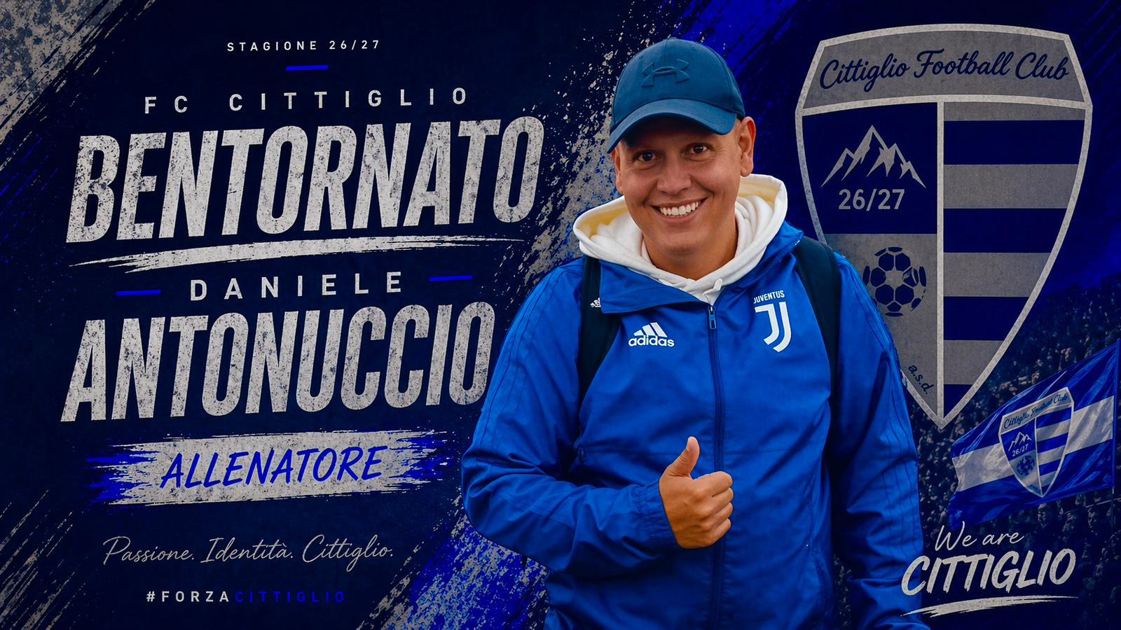 Daniele Antonuccio torna al Cittiglio, Vincenzo Elia: “Prima e unica scelta, progetto ambizioso”