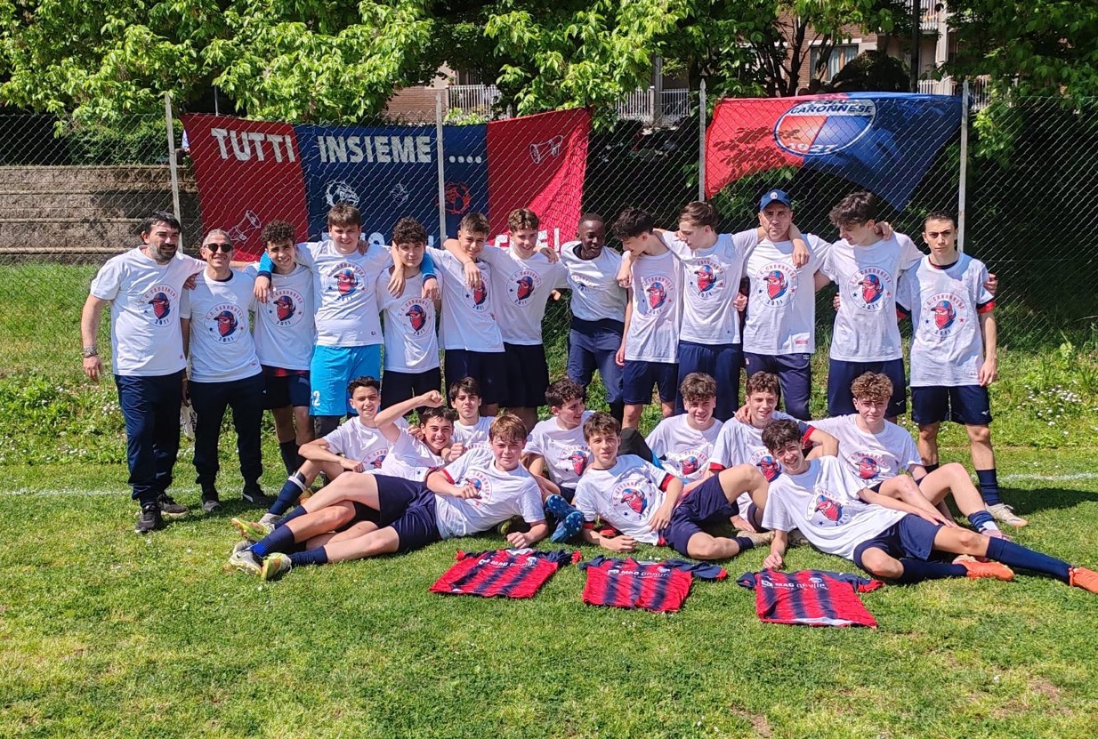 Promozione ai Regionali, la Caronnese celebra l’impresa degli Under15: “Risultato che emoziona”
