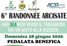 Arcisate, torna la Randonnée solidale: il 28 giugno si pedala per sostenere la ricerca sulla SLA