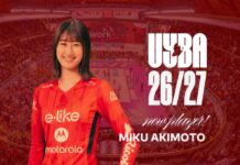 UYBA, dal Giappone con furore: ufficiale Miku Akimoto