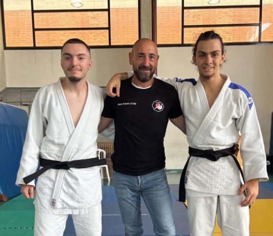 Arashi Judo Varese, Astorino e Turcatti conquistano la cintura nera agli esami federali FIJLKAM
