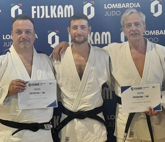 Judo Club Castellanza: doppia cintura nera per Franco Spagnolo e Alessandro Melillo