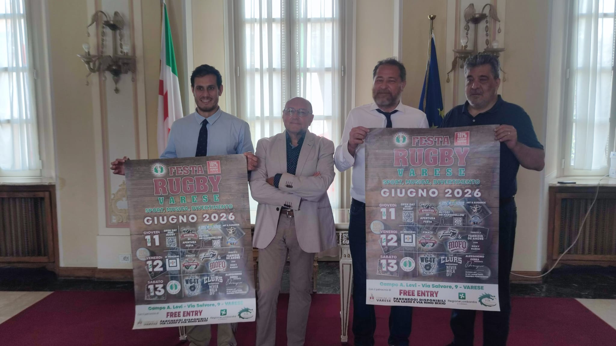 La Festa del Rugby si rilancia tra sport e musica: “Una vetrina per la città, diamo il via all’estate” – VIDEO