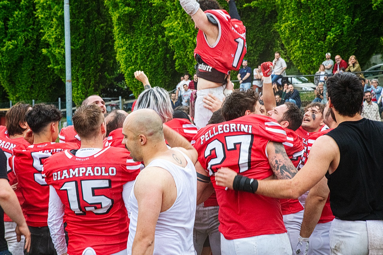 Gorillas Varese–Redskins Verona, notte playoff al Jungle Field. Ambrosetti: “Non vogliamo accontentarci”