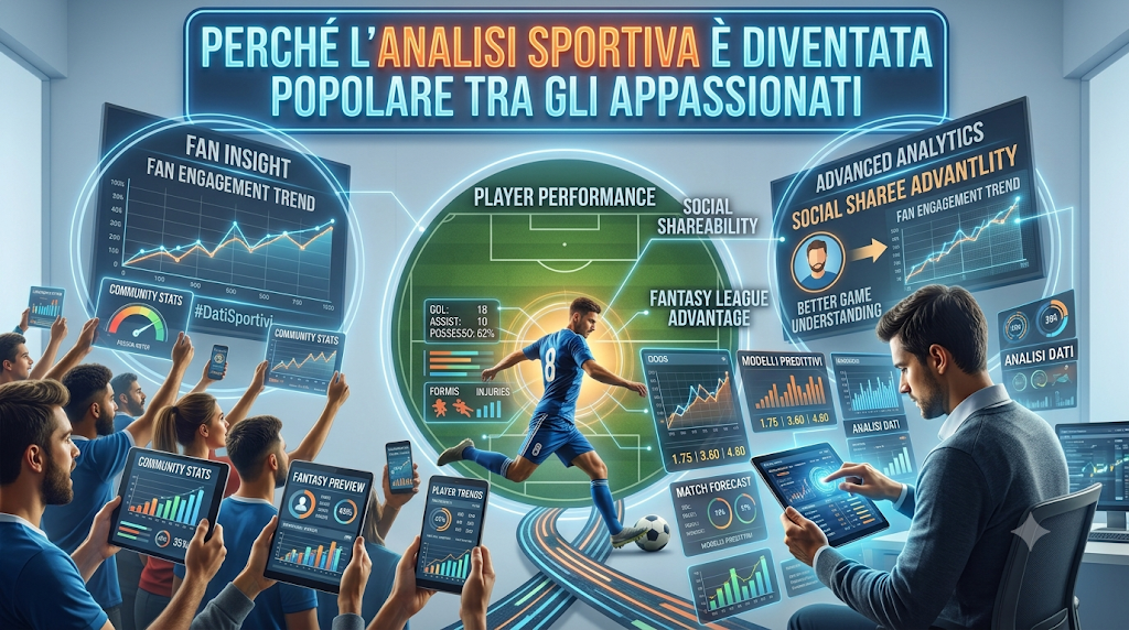 Perché l’analisi sportiva è diventata popolare tra gli appassionati