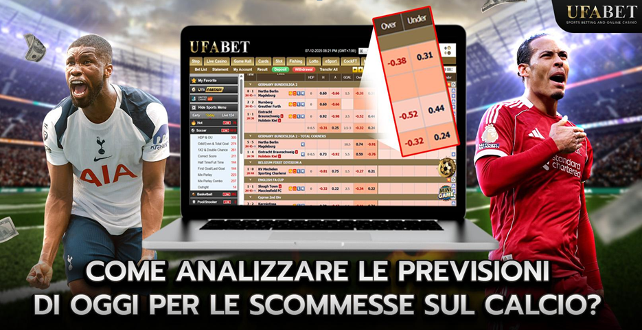 Come Analizzare i Pronostici di Oggi per le Scommesse sul Calcio?