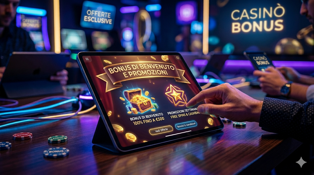 Bonus di benvenuto e promozioni nei casinò online: come funzionano