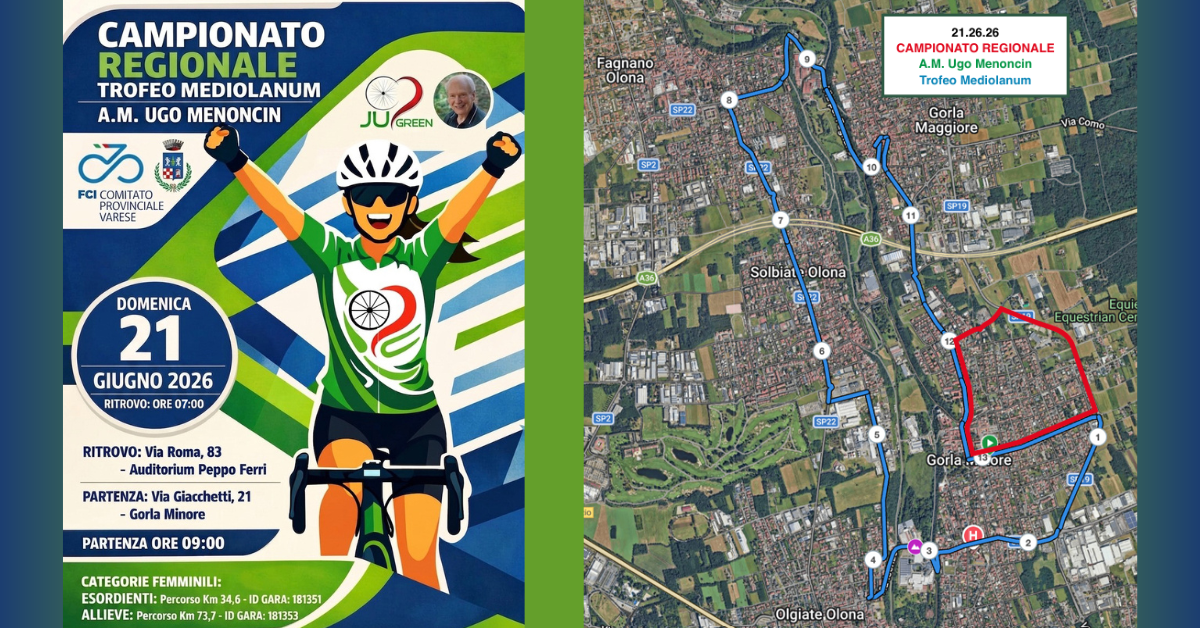 Gorla Minore capitale del ciclismo femminile: domenica in palio i titoli regionali per Esordienti e Allieve