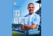 Boom Saronno! Luca Malvestio è un nuovo giocatore biancoazzurro