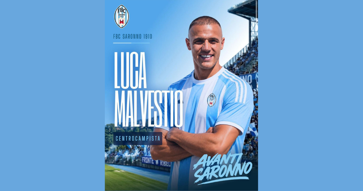Boom Saronno! Luca Malvestio è un nuovo giocatore biancoazzurro