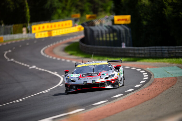 Rovera action Ferrari 296 GT3 Evo LeMans FiaWec26 ph.Ferrari.com