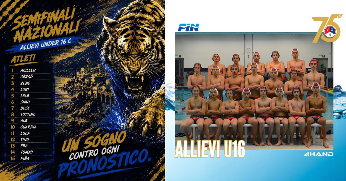 VON, contro ogni pronostico: è finale nazionale! Gli Under16 scrivono un’altra pagina di storia
