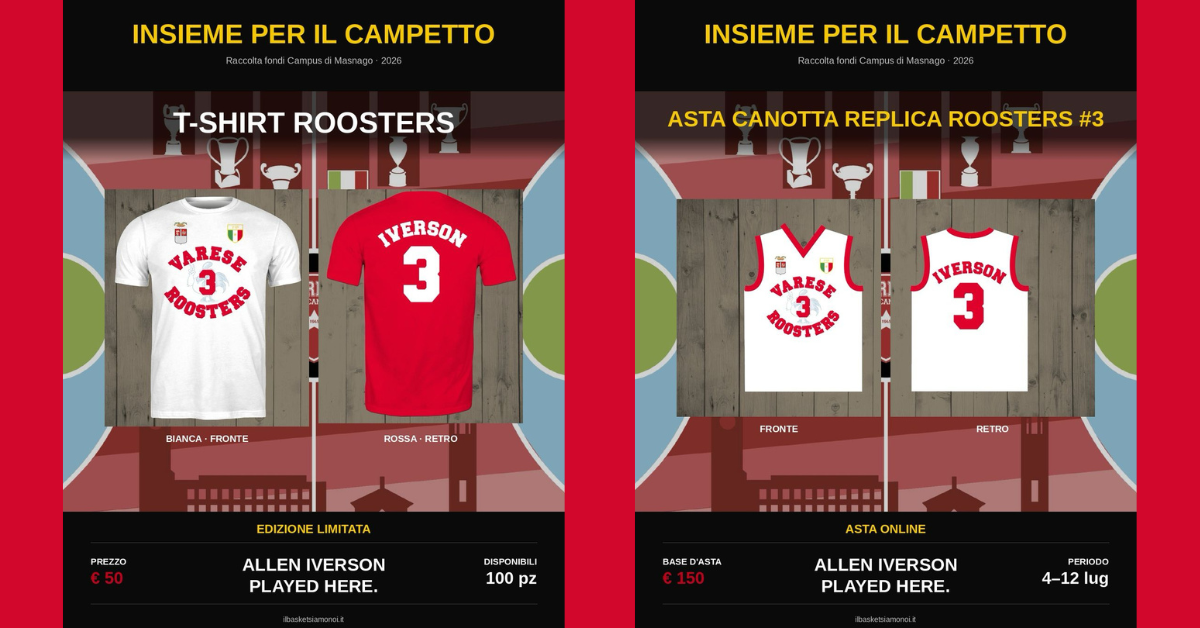 Allen Iverson e Varese: un lungo filo che rivive nel progetto de Il Basket Siamo Noi