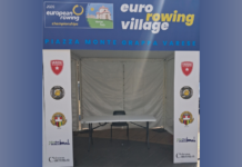 Il ciclismo sale in barca con il canottaggio: Ciclovarese protagonista all’Euro Rowing Village