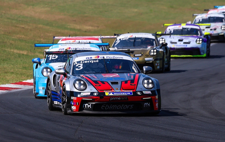 Ebimotors, luci e ombre a Vallelunga: Cerqui protagonista, sfortuna in Michelin Cup