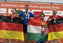 Tre ori e un bronzo agli Europei Trapiantati per Gabriele Alzati: “La medaglia più importante è dare speranza”