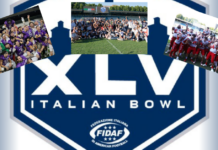 Ferrara capitale del football americano: Guelfi, Seamen e Crusaders dominano l’Italian Bowl Weekend