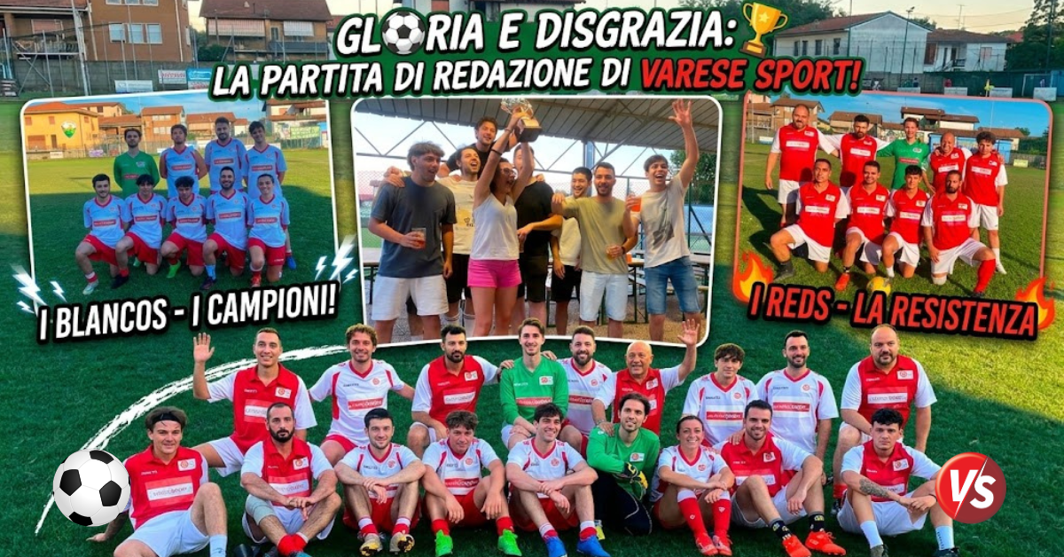 Apoteosi Blancos! Reds, dove siete? Al Peppino Prisco lo show della Redazione di Varese Sport è… nel terzo tempo!