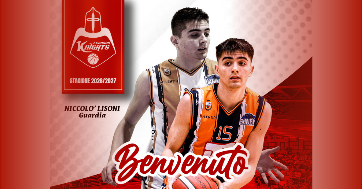 Legnano Basket, il roster è completo: il giovane Lisoni è l’ultimo tassello per la stagione 2026/27