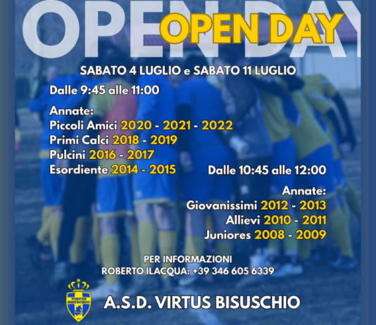 Virtus Bisuschio, full immersion di Open Day. Barraco: “Le persone prima dei numeri, costruiamo qualcosa che resti”