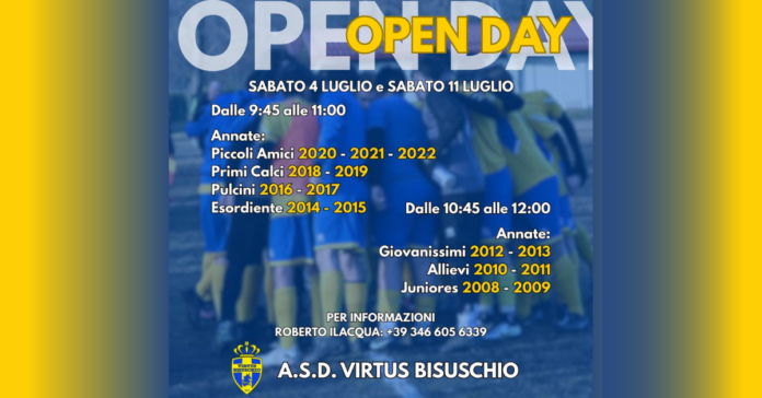 Open Day Virtus Bisuschio