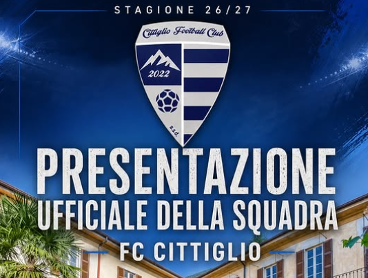 Cittiglio, conto alla rovescia: il 14 luglio si alza il sipario sul nuovo progetto grigioblù