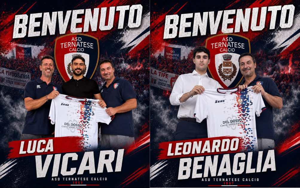 Tris Ternatese: Vicari, Benaglia e Barbarito sbarcano in rossoblù. Ufficializzati altri tre rinnovi