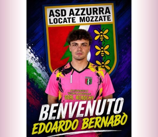 Freschezza tra i pali dell’Azzurra Mozzate: ufficiale l’innesto di Edoardo Bernabò