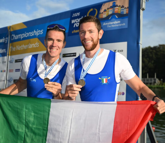 Mondiali Assoluti di Canottaggio, Giovanni Codato riporta l’Italia sul podio dopo nove anni: bronzo nel due senza