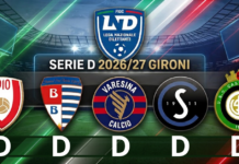 All-in varesotto nel Girone D! Varese, Pro Patria, Varesina, Solbiatese e Castellanzese con toscane ed emiliane