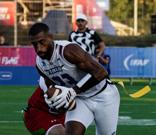 Flag Football, Italia a due velocità: maschile show con Panama, le donne cadono con la Germania