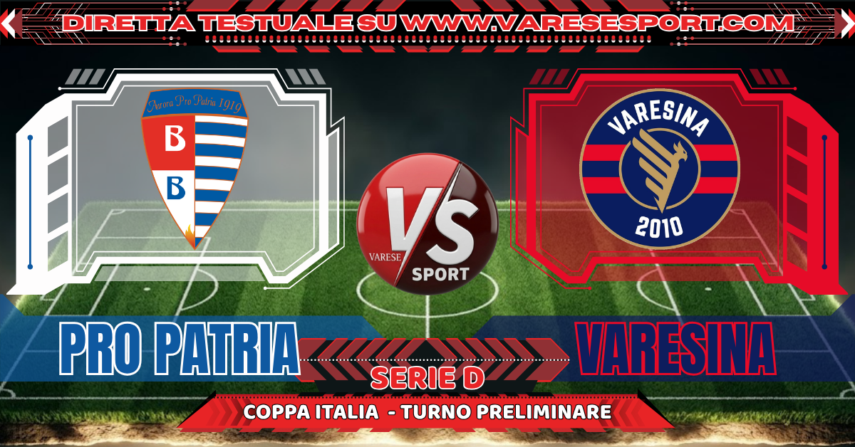 Pro Patria – Varesina in diretta