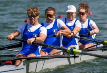 Il podio del quattro con mix PR3 sfuma per un secondo e sei decimi. Domani i fratelli Codato in acqua per le medaglie