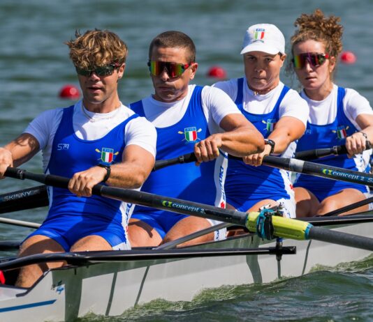 Il podio del quattro con mix PR3 sfuma per un secondo e sei decimi. Domani i fratelli Codato in acqua per le medaglie