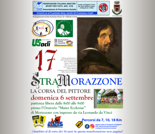 StraMorazzone, sport e cultura si incontrano: domenica 6 settembre torna la “Corsa del Pittore”