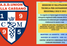 Union Villa Cassano, il futuro passa dai giovani: “Abbiamo progetti per tanti anni”. Rilancio Open Day