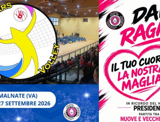 Yaka Volley, un weekend tra memoria e futuro: Malnate ricorda Carlo Faverio e accoglie l’All Stars