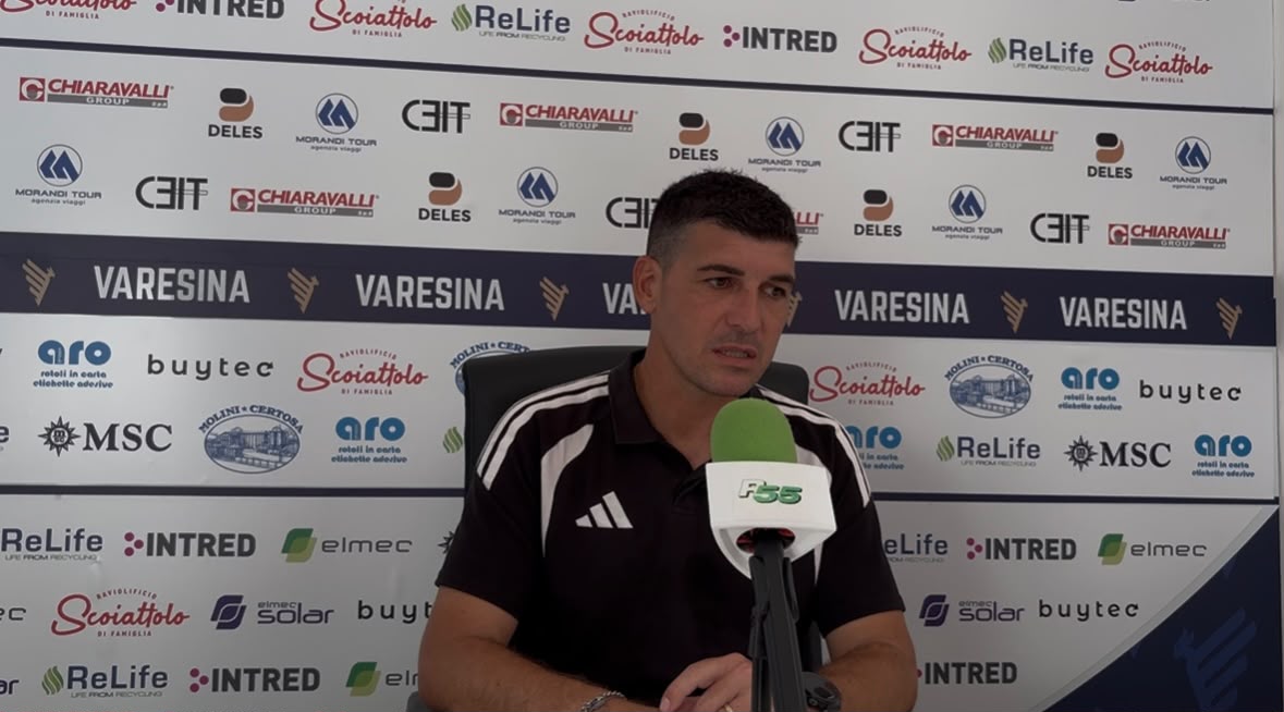 Varesina – Pistoiese, Angellotti: “Una sola squadra in campo”. Bisoli: “Complimenti a loro”. Motti: “Avversari molto forti” – LE PAGELLE