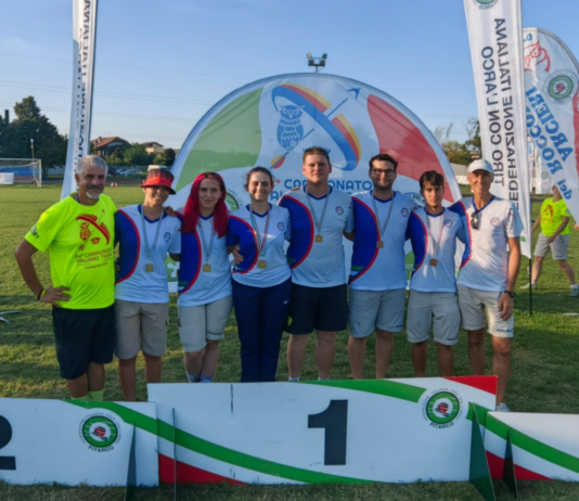 Abbuffata di medaglie per gli Arcieri del Roccolo ai Campionati Italiani Targa trascinati da Borsani e Di Francesco