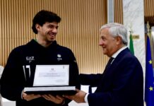 Giornata dello Sport Italiano nel mondo: Simone Barlaam nominato Ambasciatore
