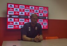 Ciceri: “Non dobbiamo rattristirci, questo è il campionato”. Contini: “Squadra ha reagito, auguro il meglio al Varese”