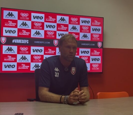 Ciceri: “Non dobbiamo rattristirci, questo è il campionato”. Contini: “Squadra ha reagito, auguro il meglio al Varese”