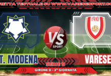 Cittadella Modena – Varese in diretta