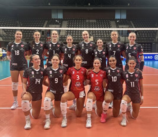 Successo netto per la Futura Volley Giovani, 3-0 sui francesi del Bèziers