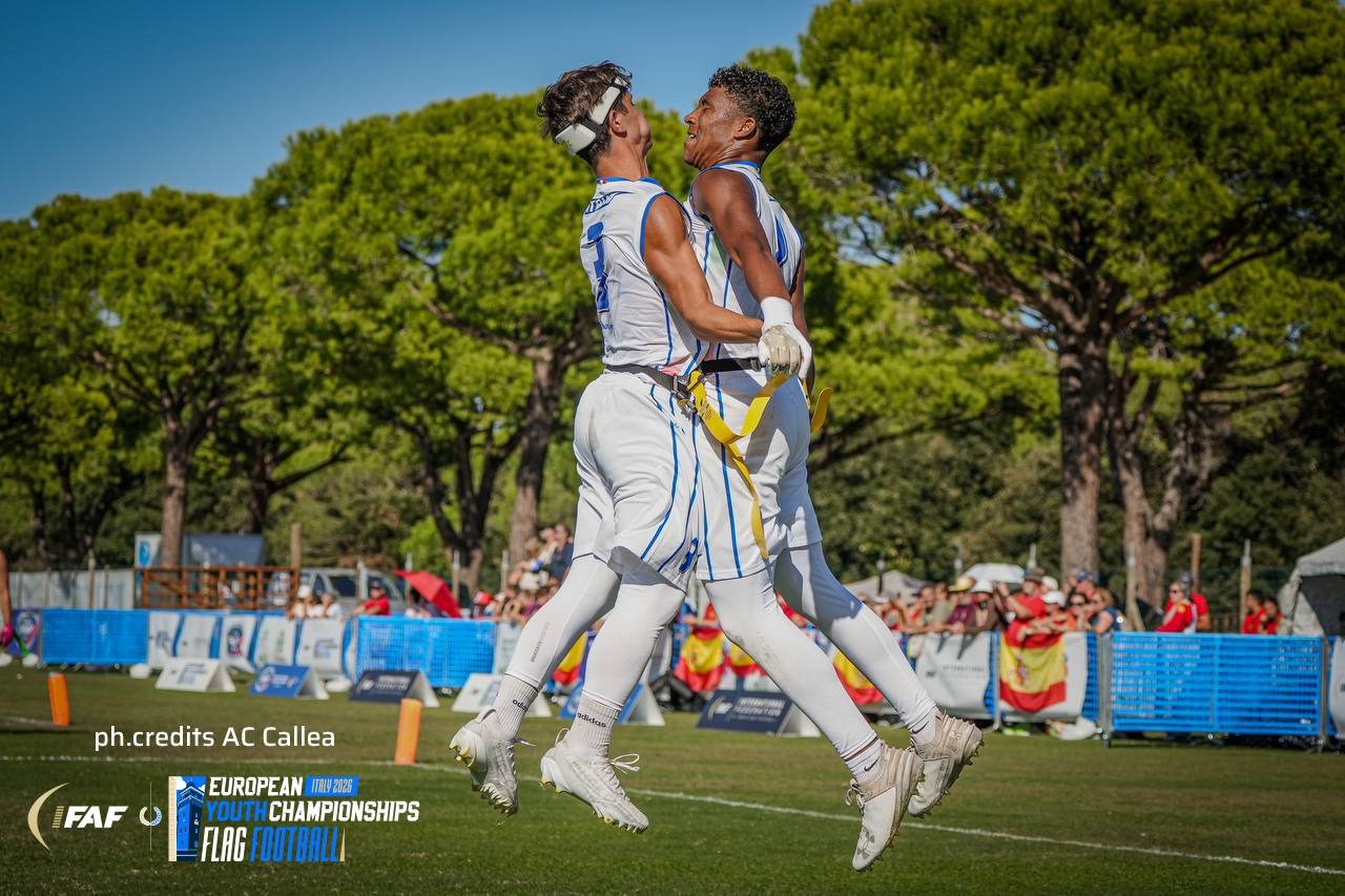 Flag Football, Italia U17 maschile in semifinale agli Europei: domani sfida a Israele