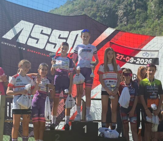 Il poker di Ludovica Pedoja, ancora regina Assobike. Papà Thomas: “Grinta e passione, ora il salto tra gli agonisti”