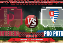 Pontedera – Pro Patria, la diretta
